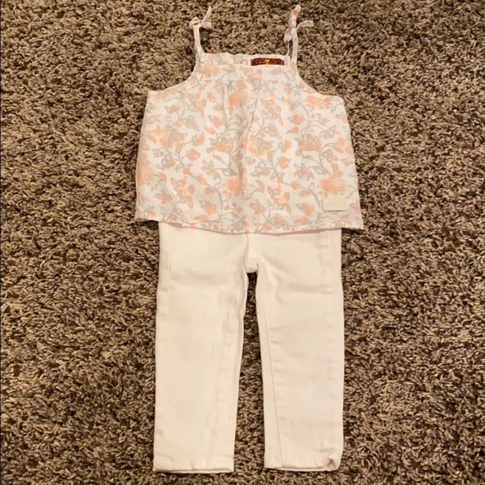 7 For All Mankind outfit - 12 months - LIKE NEW